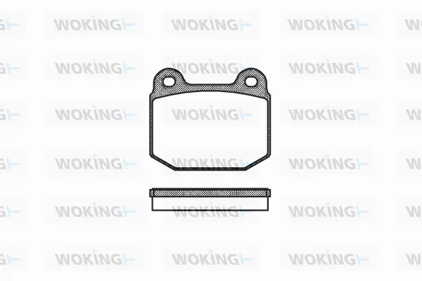 Brake Pad Set, disc brake (P1143.20)