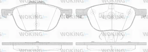 Brake Pad Set, disc brake (P11823.50)