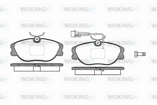 Brake Pad Set, disc brake (P2053.31)
