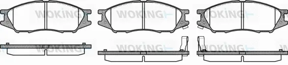 Brake Pad Set, disc brake (P10233.02)