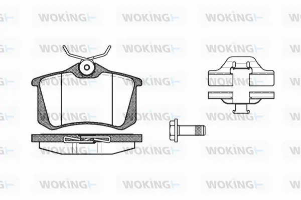 Brake Pad Set, disc brake (P3633.03)