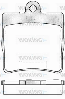 Brake Pad Set, disc brake (P7783.10)