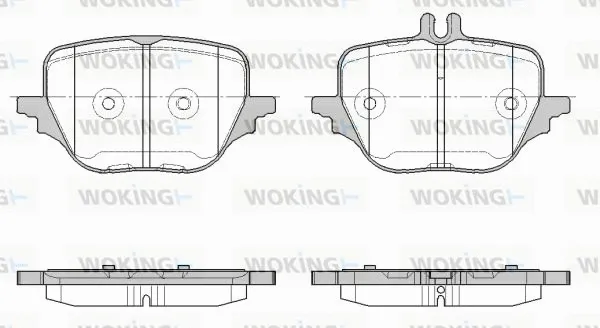Brake Pad Set, disc brake (P18663.00)