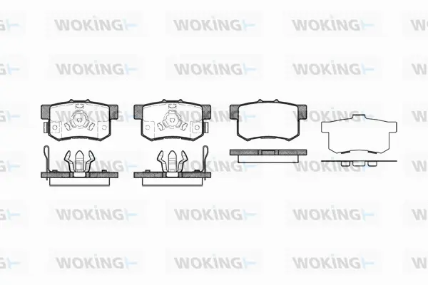 Brake Pad Set, disc brake (P2253.04)