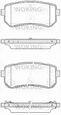 Brake Pad Set, disc brake (P13093.42)