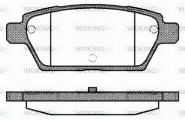 Brake Pad Set, disc brake (P10953.10)