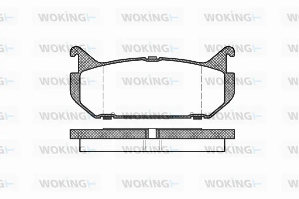 Brake Pad Set, disc brake (P5163.00)