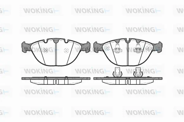Brake Pad Set, disc brake (P8583.00)