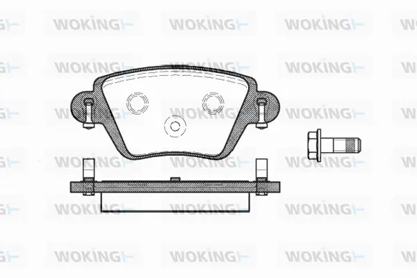 Brake Pad Set, disc brake (P6773.10)