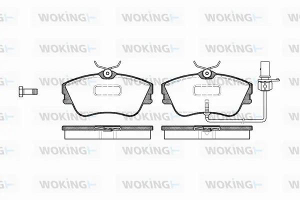 Brake Pad Set, disc brake (P5803.21)