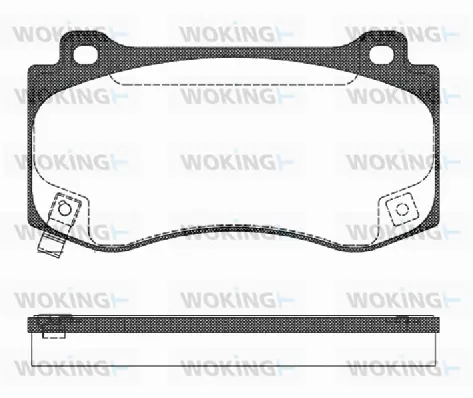Brake Pad Set, disc brake (P10853.04)