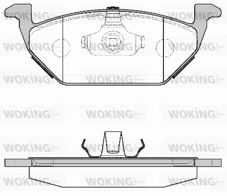Brake Pad Set, disc brake (P7333.00)