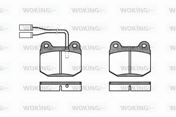 Brake Pad Set, disc brake (P1143.01)