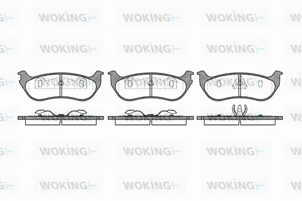 Brake Pad Set, disc brake (P7283.75)