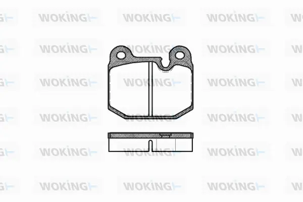 Brake Pad Set, disc brake (P1143.10)
