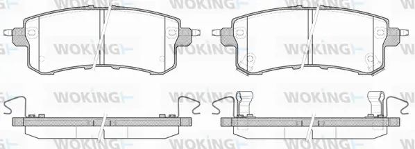 Brake Pad Set, disc brake (P15473.02)