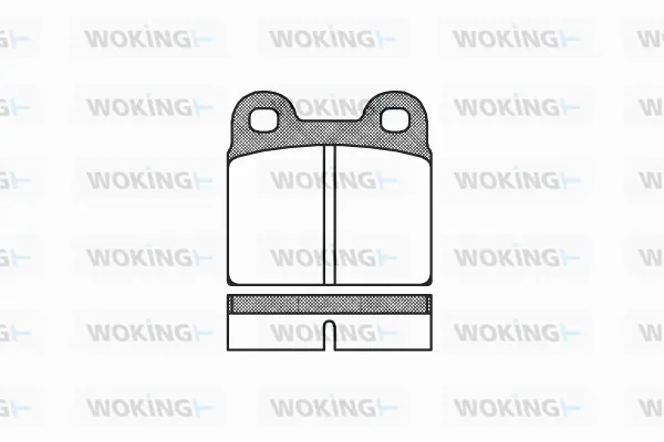Brake Pad Set, disc brake (P1073.00)