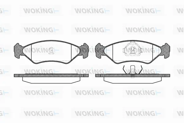 Brake Pad Set, disc brake (P3853.10)