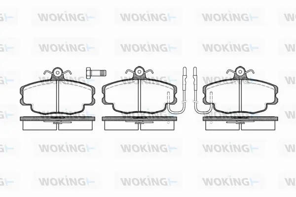 Brake Pad Set, disc brake (P0413.12)