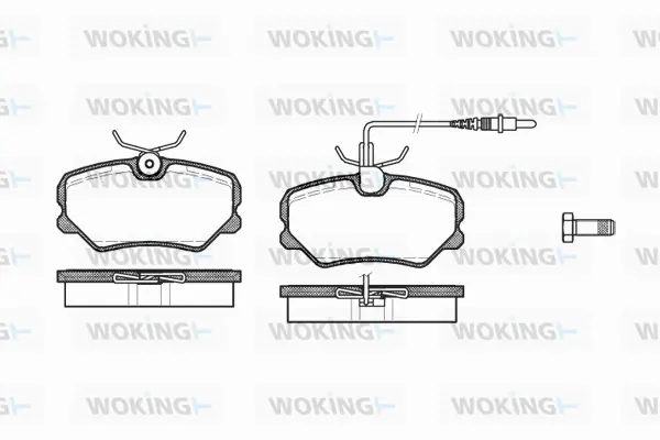 Brake Pad Set, disc brake (P3623.02)