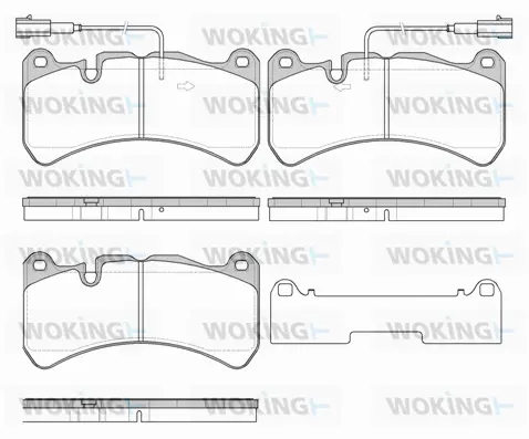 Brake Pad Set, disc brake (P10923.24)