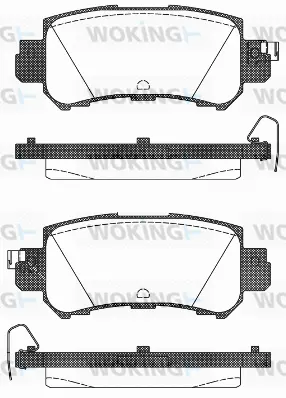 Brake Pad Set, disc brake (P14073.00)