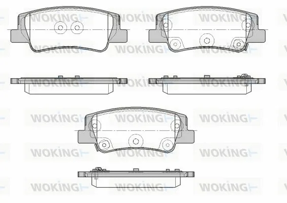 Brake Pad Set, disc brake (P18563.02)