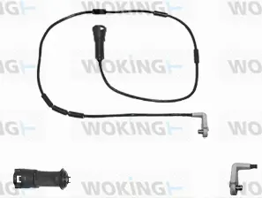 Warning Contact, brake pad wear (001035)
