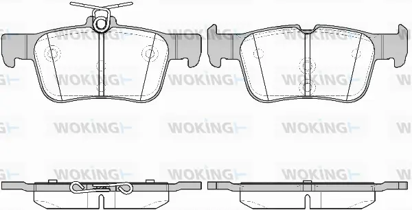 Brake Pad Set, disc brake (P14513.42)
