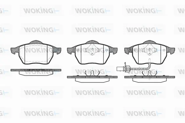 Brake Pad Set, disc brake (P2903.11)