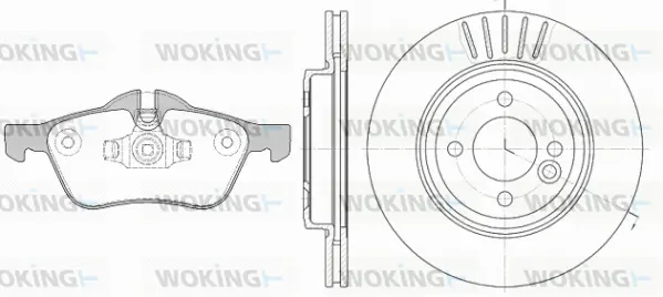 Brake Kit, disc brake (89643.00)