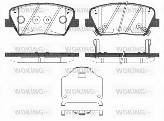 Brake Pad Set, disc brake (P15123.02)