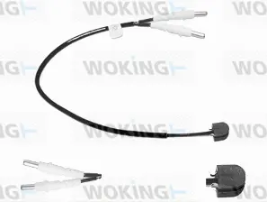 Warning Contact, brake pad wear (001082)