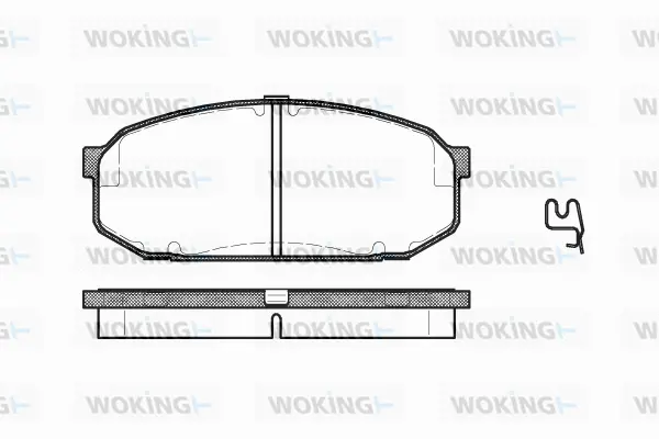 Brake Pad Set, disc brake (P4043.02)