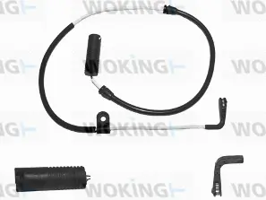 Warning Contact, brake pad wear (001024)