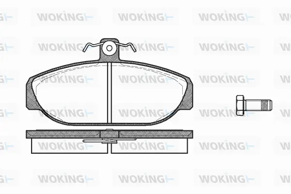 Brake Pad Set, disc brake (P0563.10)