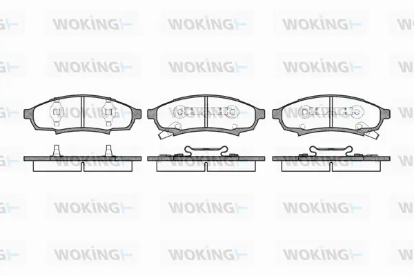 Brake Pad Set, disc brake (P4313.02)