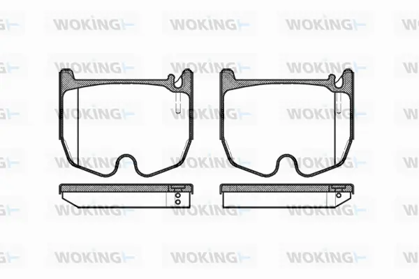 Brake Pad Set, disc brake (P8923.00)