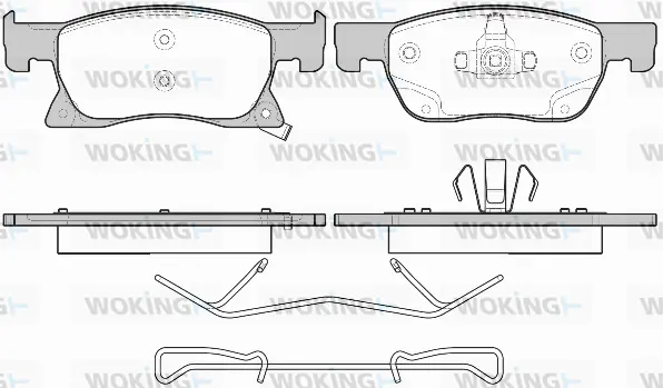 Brake Pad Set, disc brake (P17813.02)