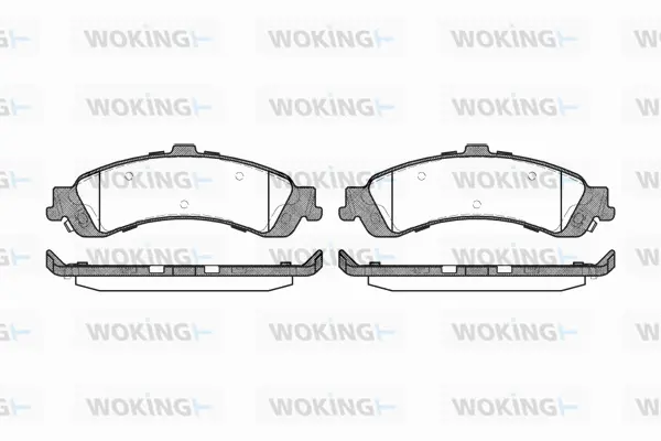 Brake Pad Set, disc brake (P9093.02)