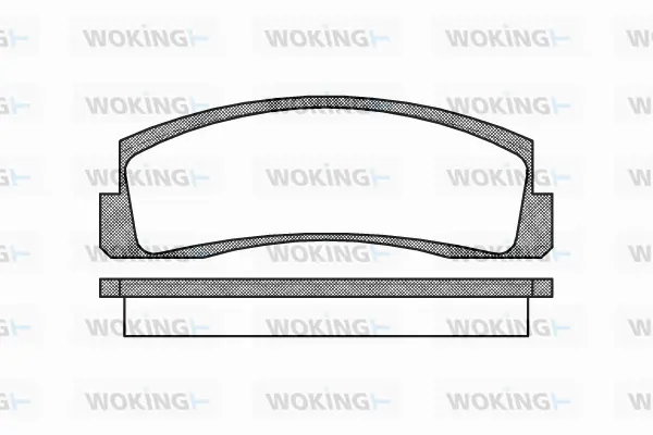 Brake Pad Set, disc brake (P0033.00)
