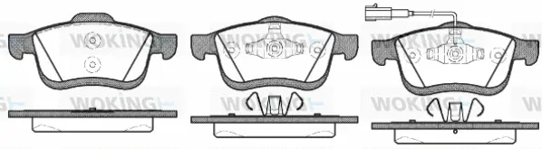 Brake Pad Set, disc brake (P10833.01)