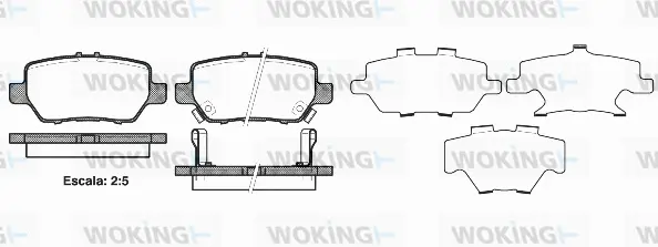 Brake Pad Set, disc brake (P10683.02)