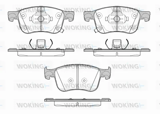 Brake Pad Set, disc brake (P19083.12)