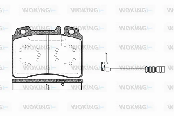 Brake Pad Set, disc brake (P2793.12)