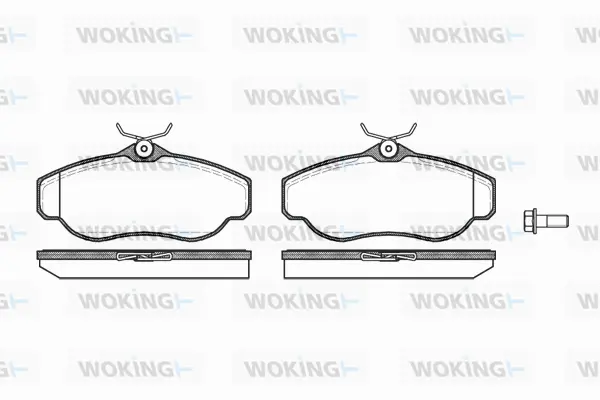 Brake Pad Set, disc brake (P4763.00)