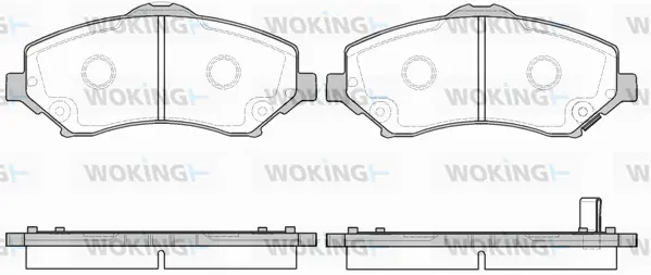 Brake Pad Set, disc brake (P13593.02)
