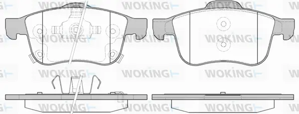 Brake Pad Set, disc brake (P10833.32)