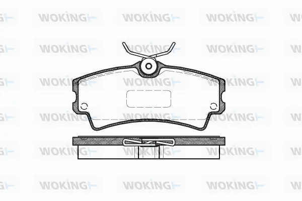 Brake Pad Set, disc brake (P10043.00)