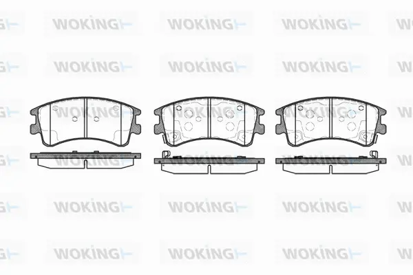 Brake Pad Set, disc brake (P8703.02)